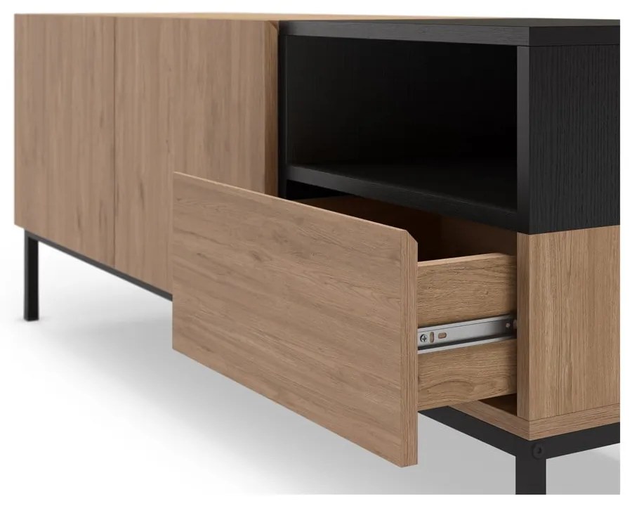 Маса за телевизор в естествен цвят 140x55 cm Cailin – Marckeric