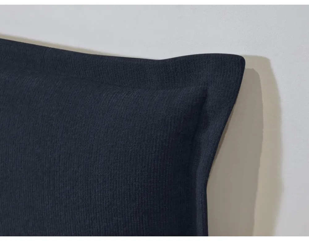 Тъмносиньо/естествено двойно легло с решетка 160x200 cm Charlie - Bobochic Paris