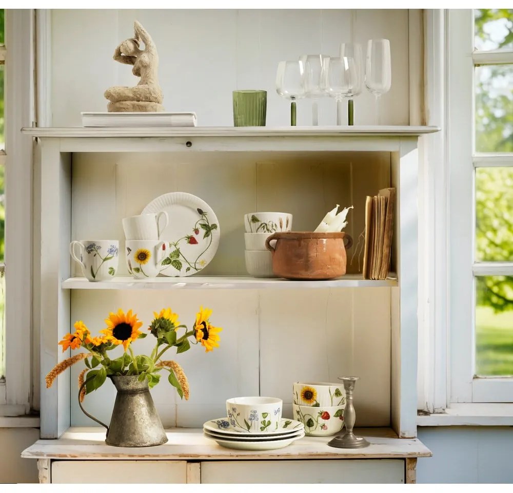 Бяла десертна порцеланова чиния ø 22 cm Hammershøi Summer – Kähler Design