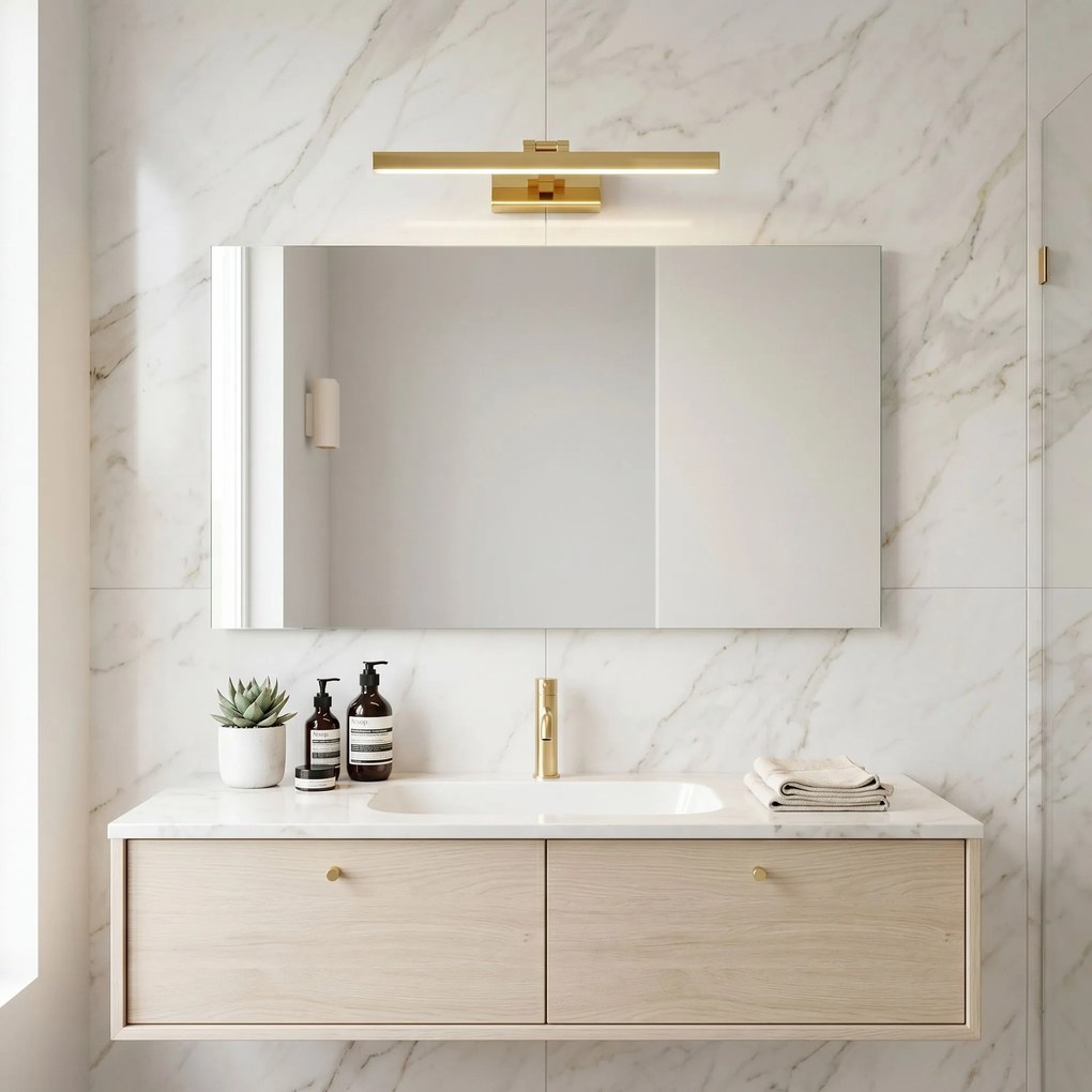 LED аплик за баня APP1860-1W 40cm GOLD