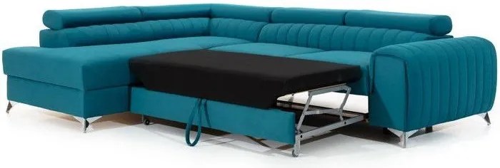 Ъглов диван Renesy-Gray Dark-Left