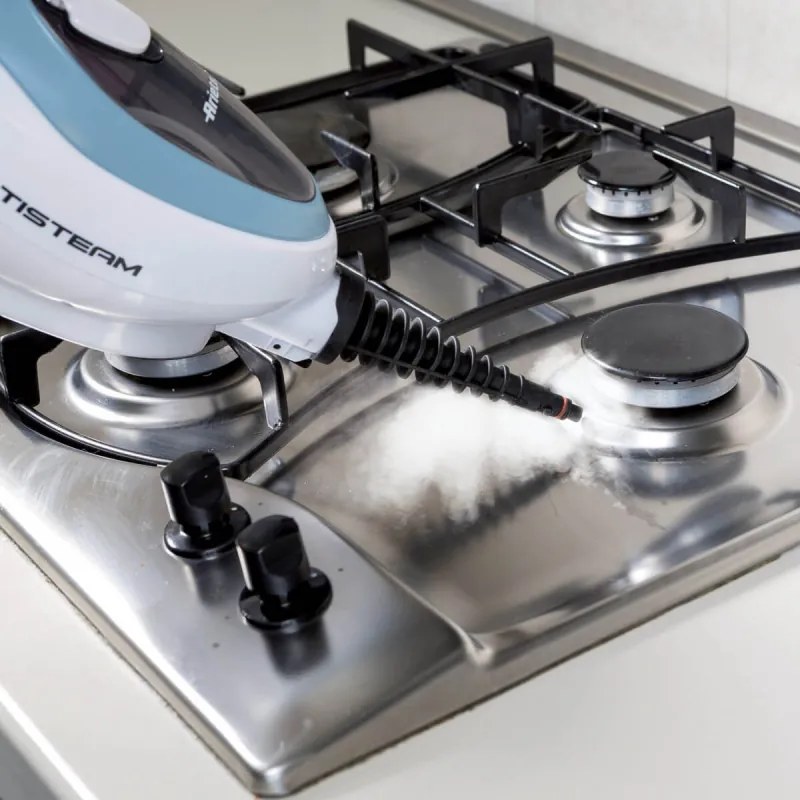 Парочистачка Ariete STEAM MOP 4164/00 10в1, 1500 W, 350 мл, Въртяща се глава, Аксесоари, Бял/Син