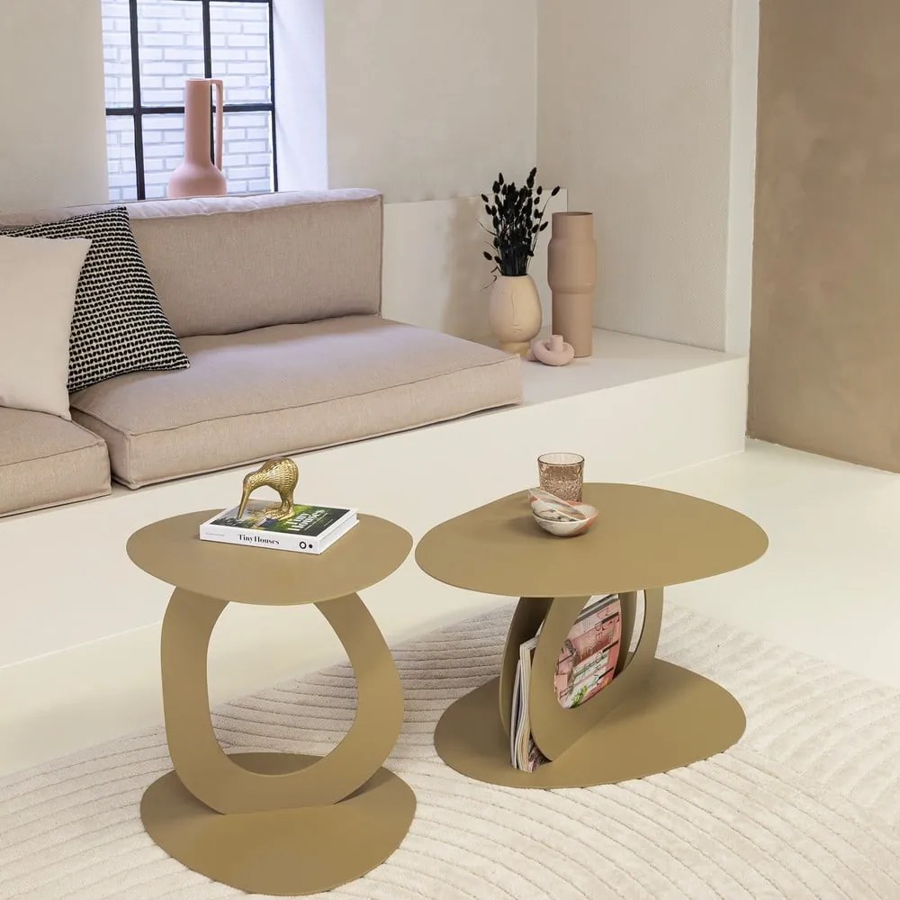 Метална странична масичка 39x46 cm Alto – Spinder Design