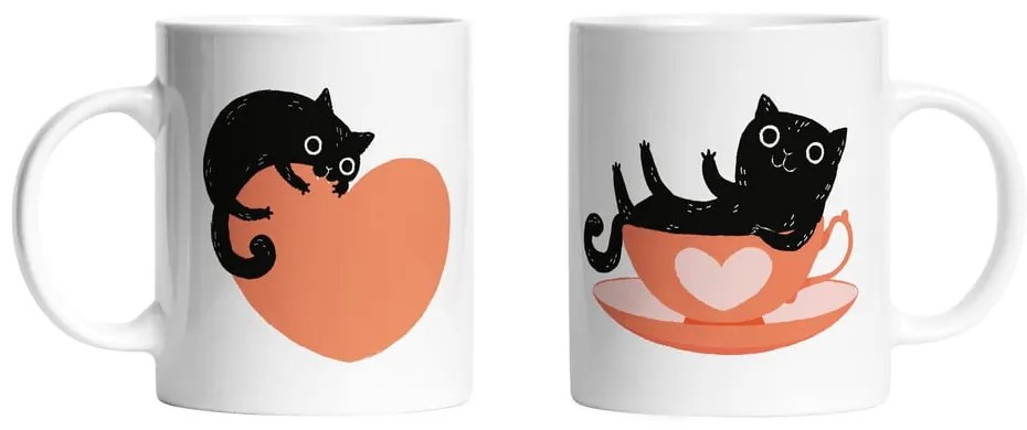 Комплект от 2 керамични чаши Caught in Love, 330 ml Caught In Love - Butter Kings