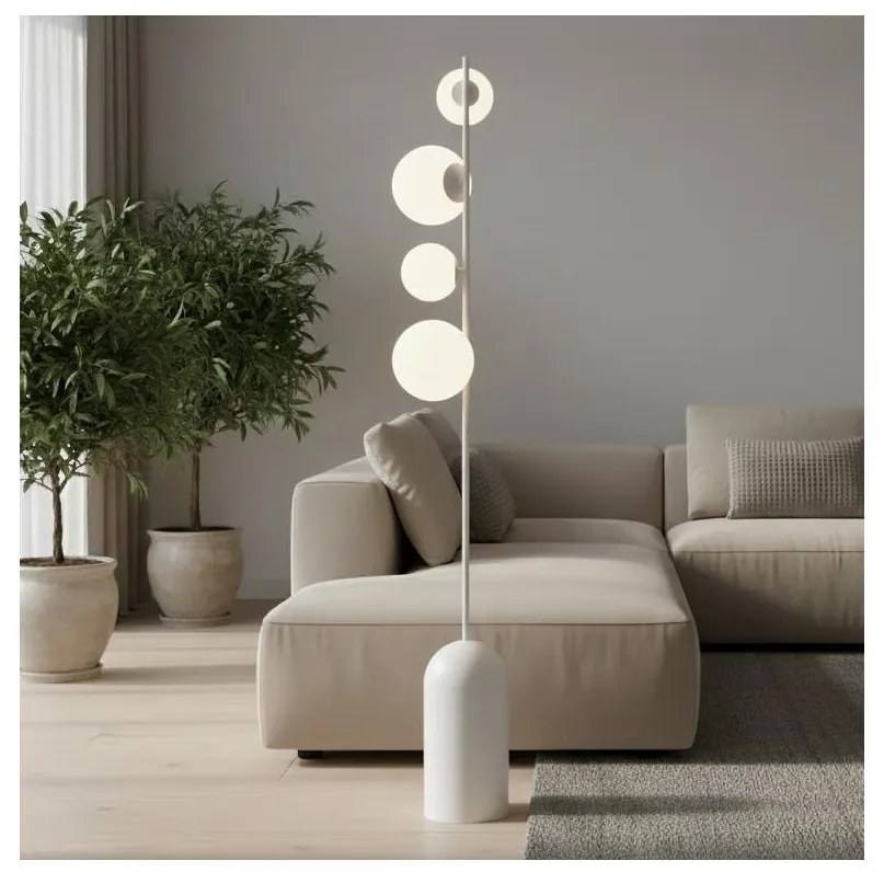 Подова лампа ETNO 4xG9/8W/230V бяла