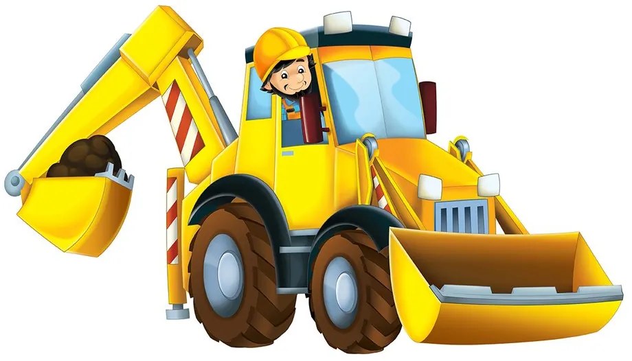 Тапет – Детски багер