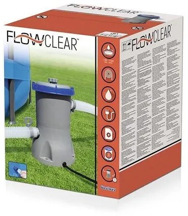 Филтърна помпа / филтрираща система за басейни Bestway Flowclear - 58383, 220V, 2006 л/ч