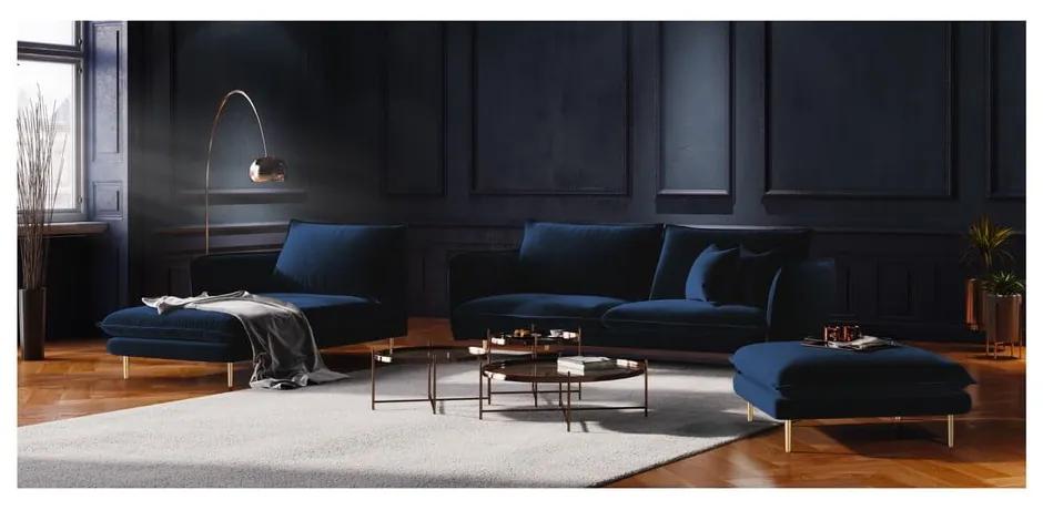 Диван от синьо кадифе , 160 cm Florence - Cosmopolitan Design