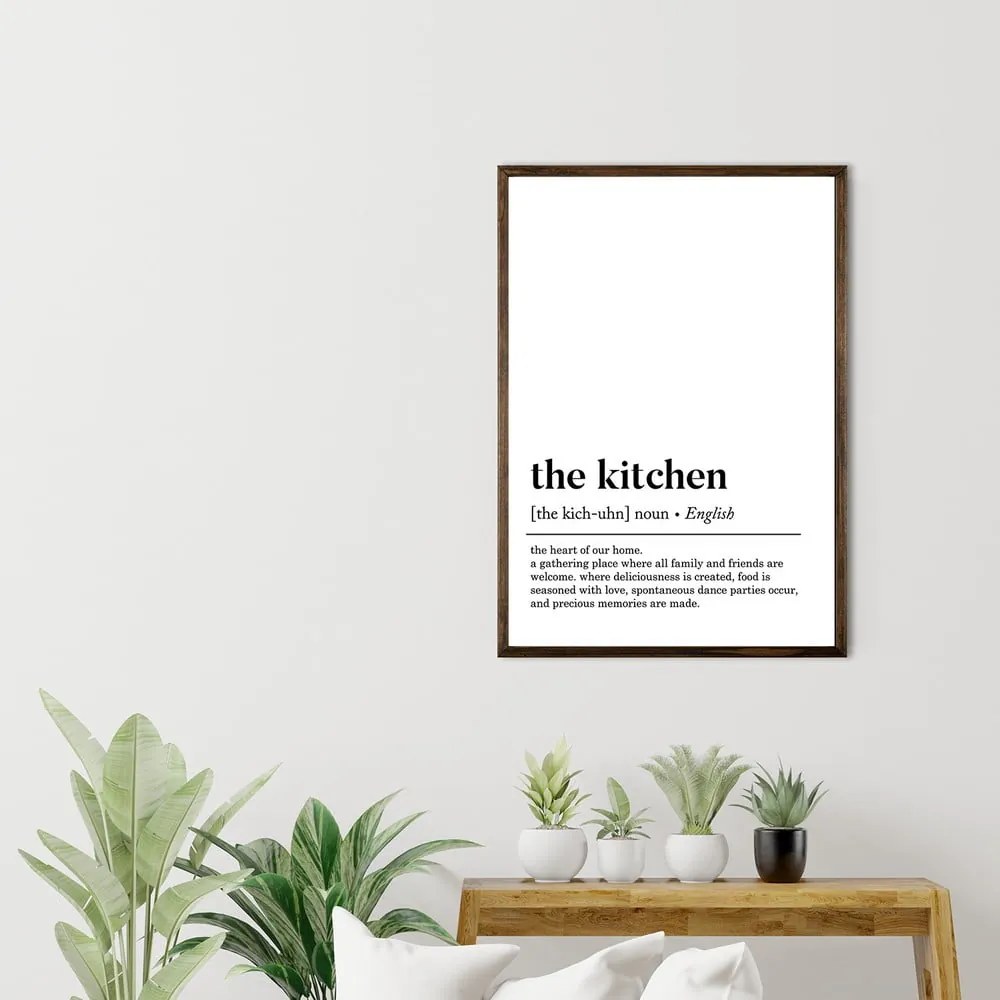 Плакат в рамка 50x70 cm Kitchen - Wallity