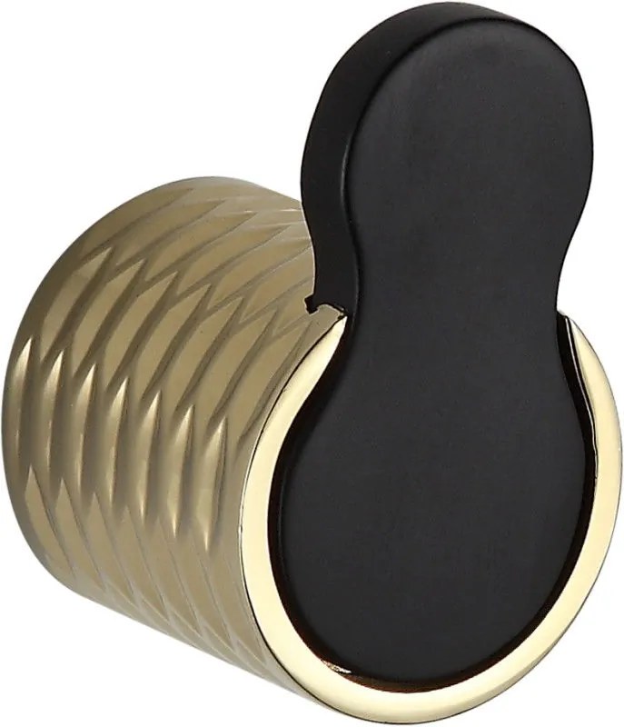 Mexen Base кука за кърпа, черна/златна - 7088235-57