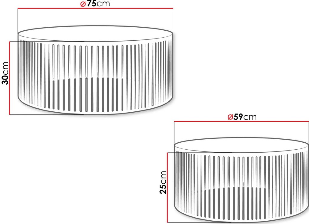Комплект холни маси Velede-Mauro-Leuko