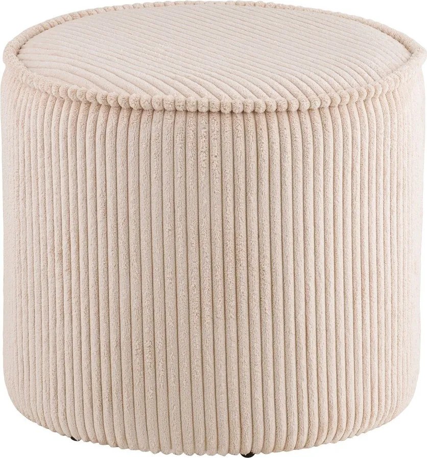 Бежова табуретка от рипсено кадифе Taupo – House Nordic