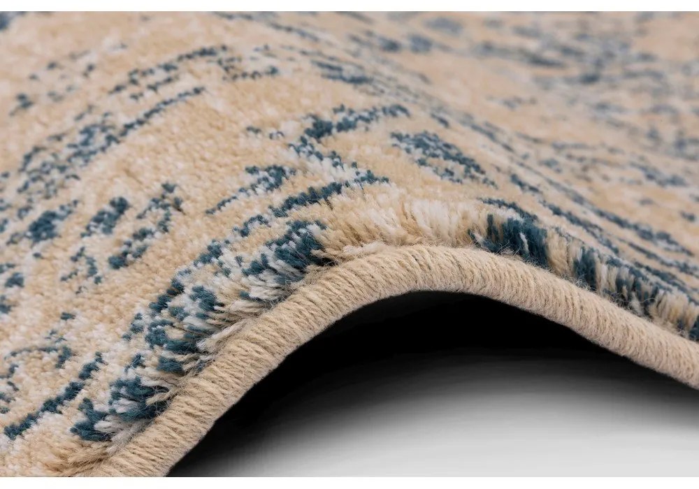 Бежов вълнен килим 133x180 cm Medley - Agnella