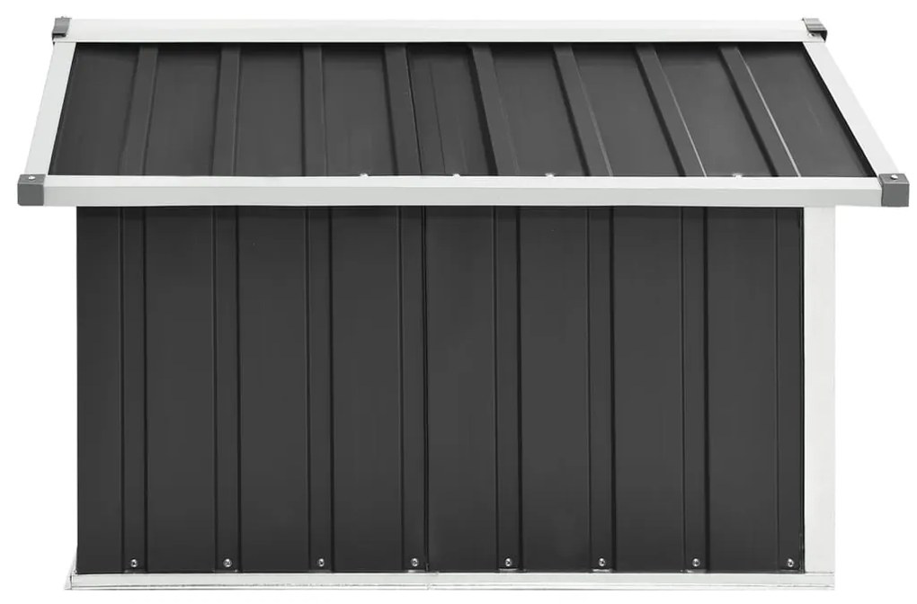 Навес за косачка робот 92x97x63 см поцинкована стомана антрацит