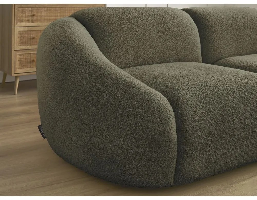 Зелен диван от букле 230 cm Tina – Bobochic Paris