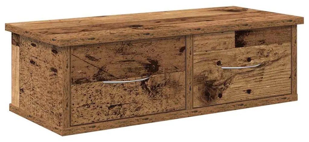 855858 vidaXL Стенни шкафове Old Wood 60x26x18,5 cm Инженерна дървесина