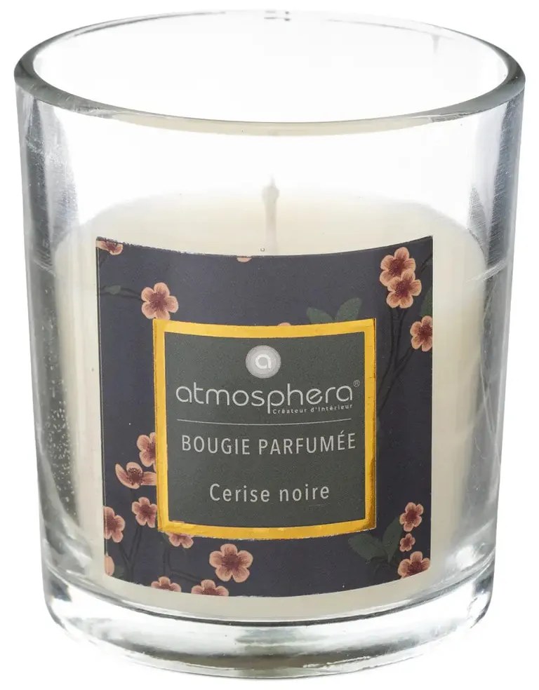 Ароматна свещ atmosphera Neda, Стъкло, 110 g - Morello Cherry