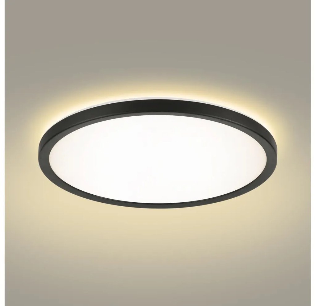Brilagi - LED Лампа за баня ULTRA SLIM LED/24W/230V Ø 42 см черен IP54
