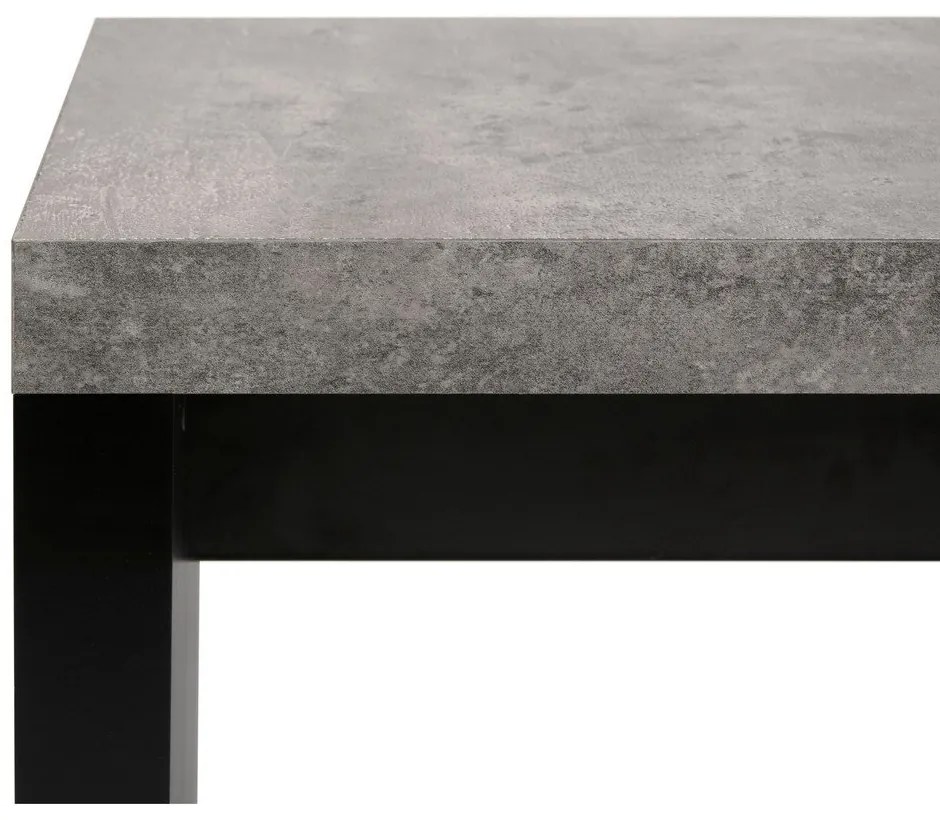 Черно-сива пейка с декор от бетон , 140 x 43 cm Detroit - TemaHome