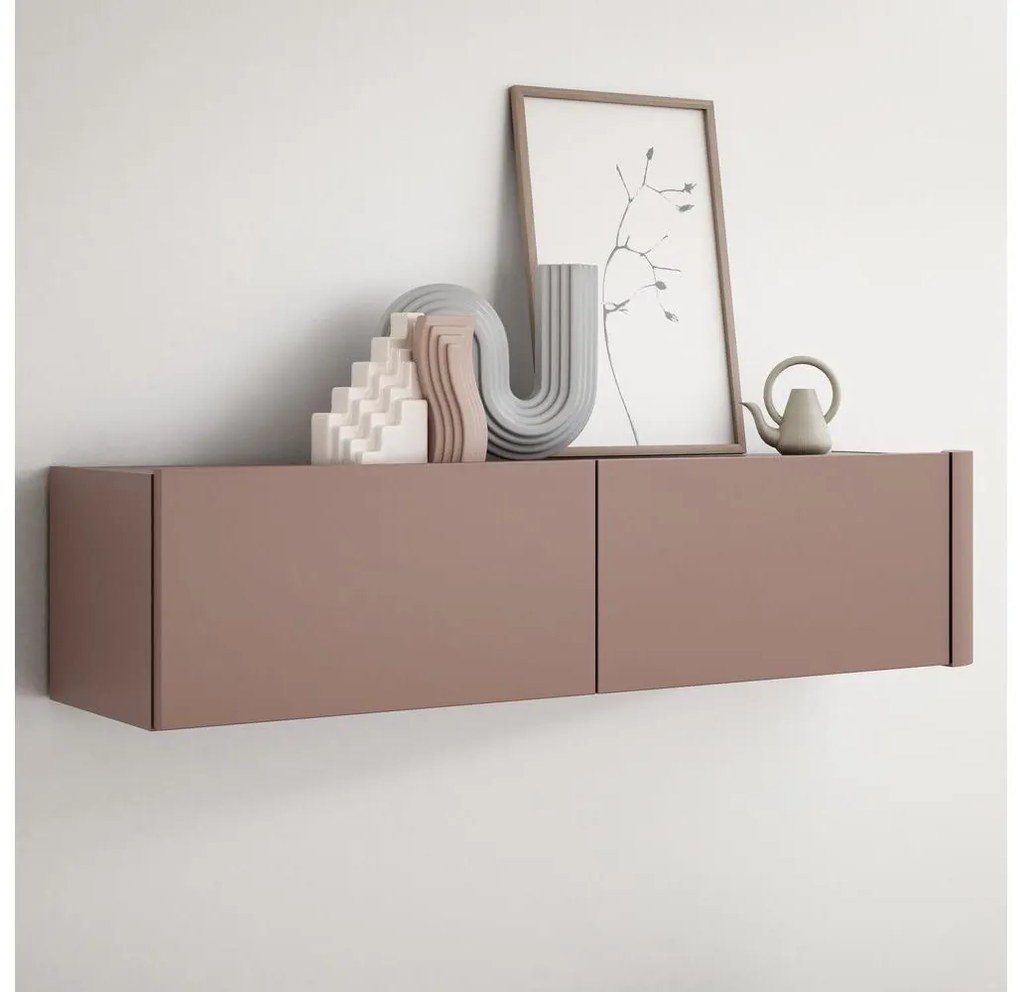 Кафяв стенен шкаф INAR