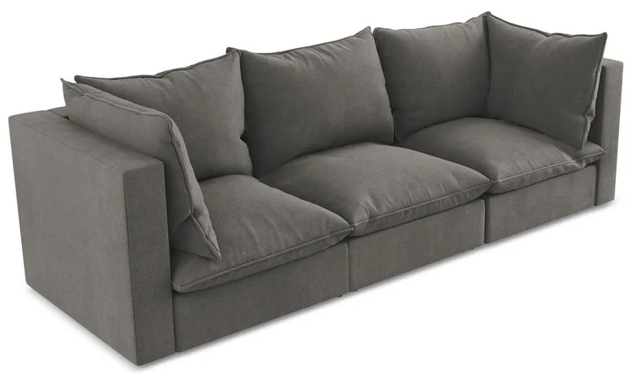 Тъмносив диван 255 cm Manao – Makamii