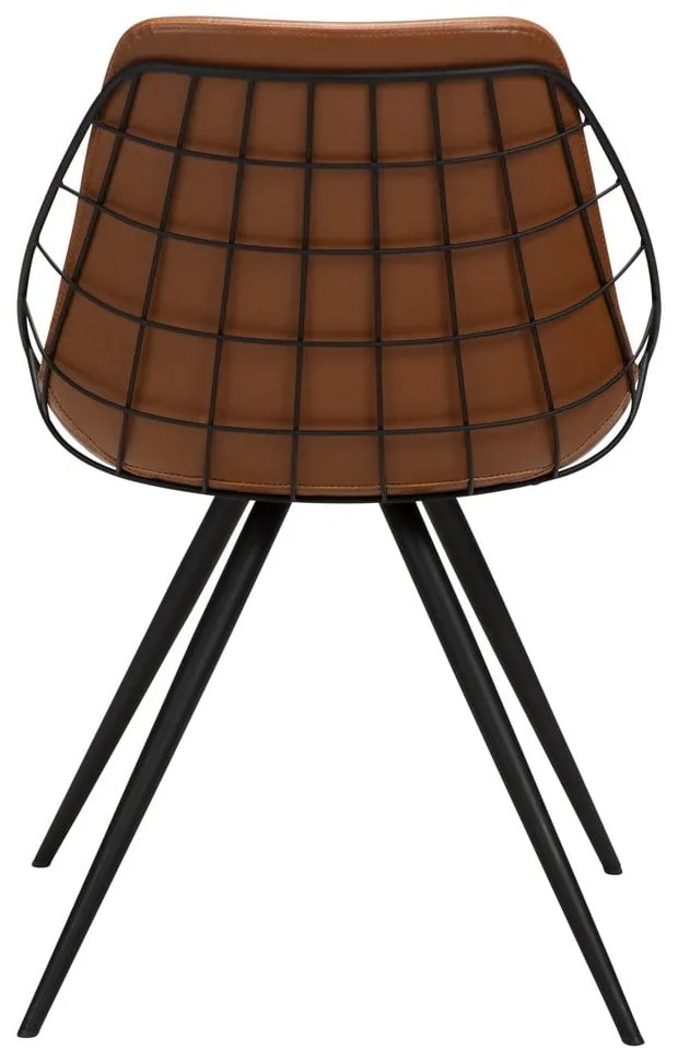 Стол за хранене от кафява изкуствена кожа Sway - DAN-FORM Denmark