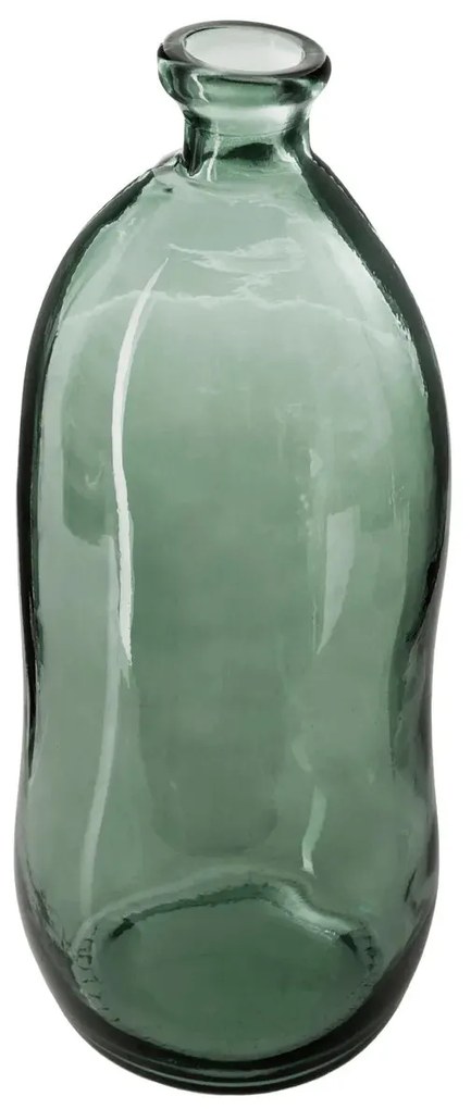 Ваза atmosphera Dame Jeanne, 73cm, Стъкло, Зелен