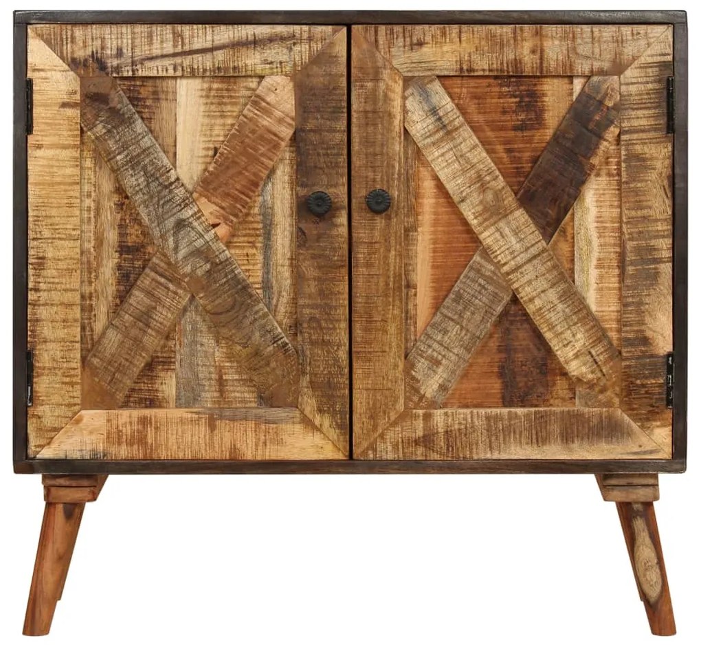 246161 vidaXL Скрин, мангово дърво масив, 85x30x75 см