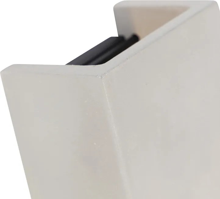 Смарт стенна лампа сив бетон със светлинен ефект вкл. Zigbee G9 - Meaux