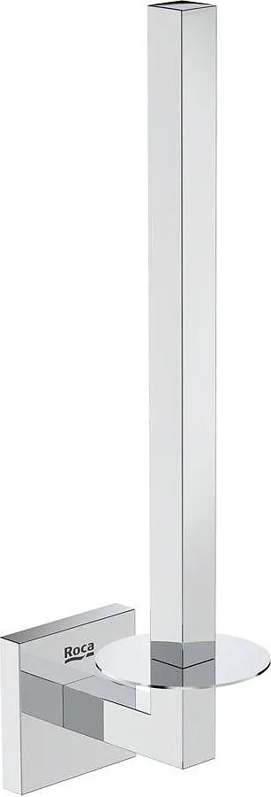 Двоен държач за тоалетна хартия, A817614C00, Roca, метал, хром, 27.3х7.5х5.6см