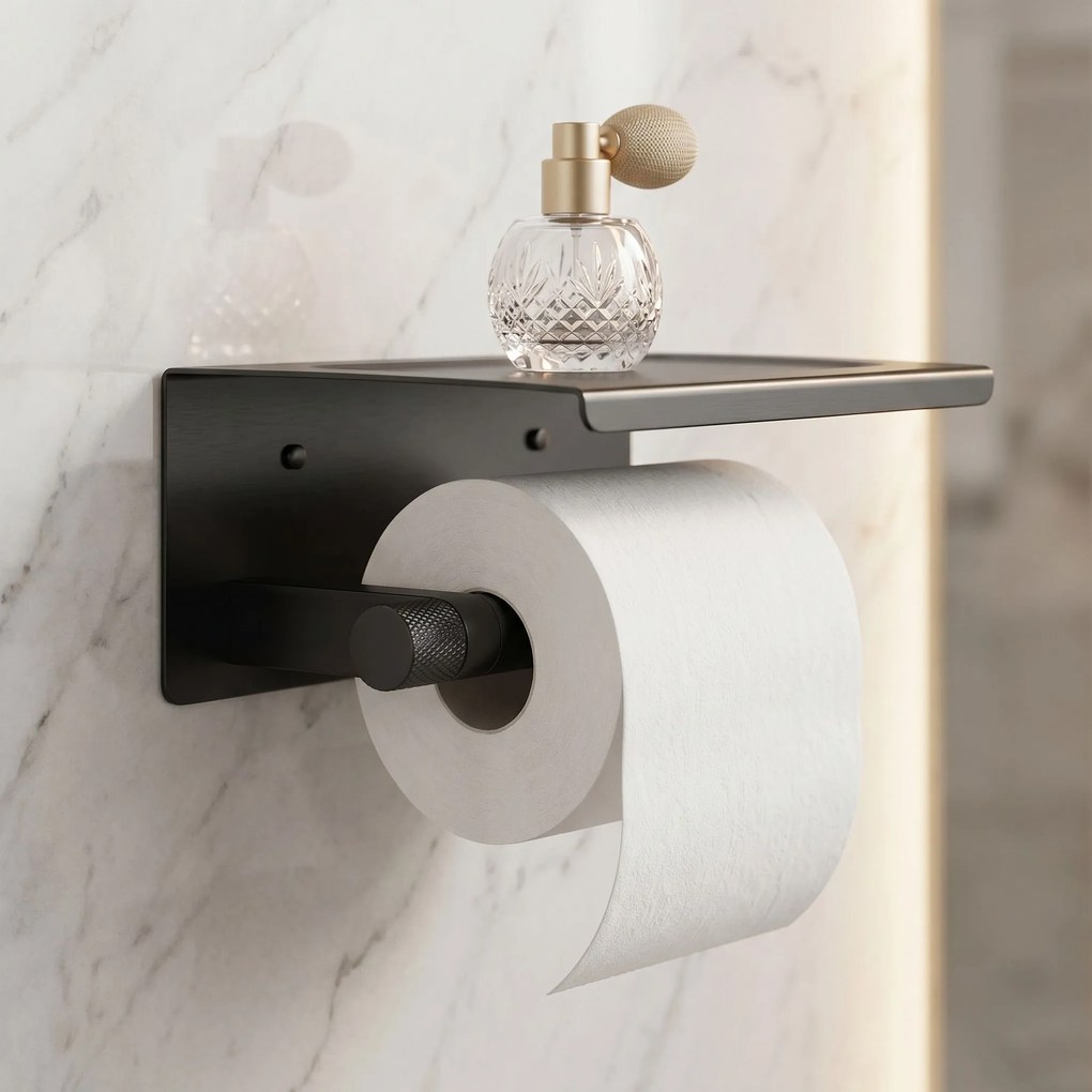 Държач за тоалетна хартия с рафт 39105A ORI Titan