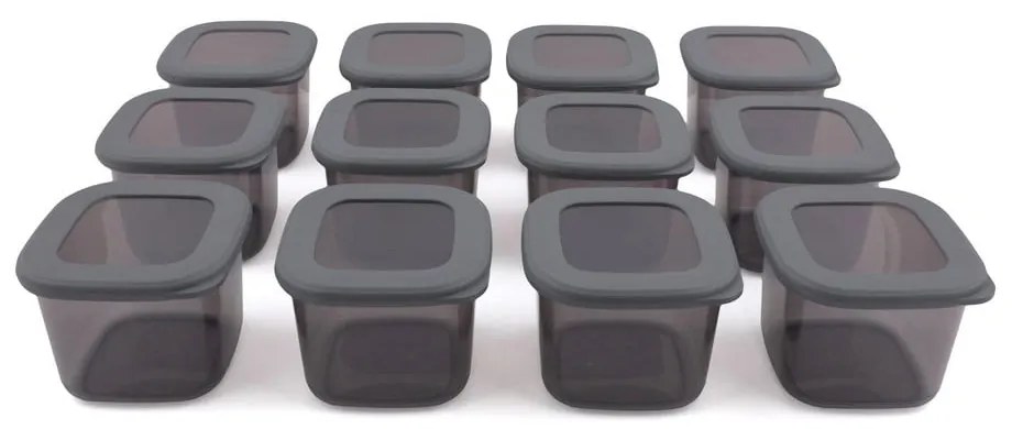 Пластмасови кутии в комплект 12 бр. за храна – Hermia