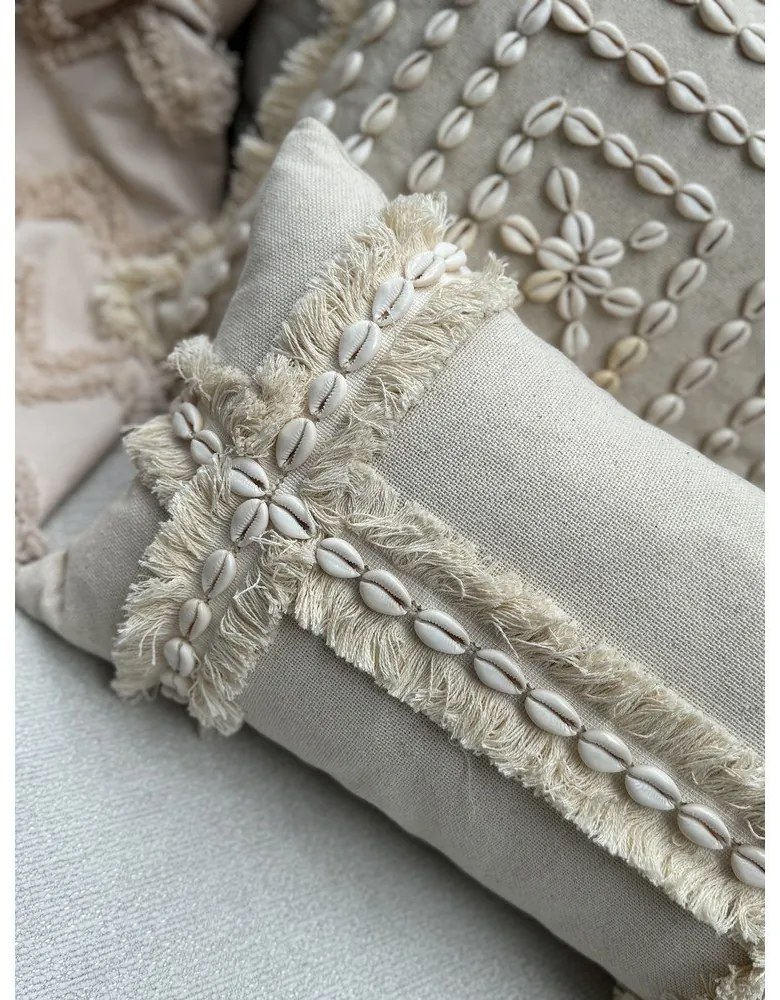 Памучна калъфка за възглавница 30x50 cm Seashells – Mioli Decor