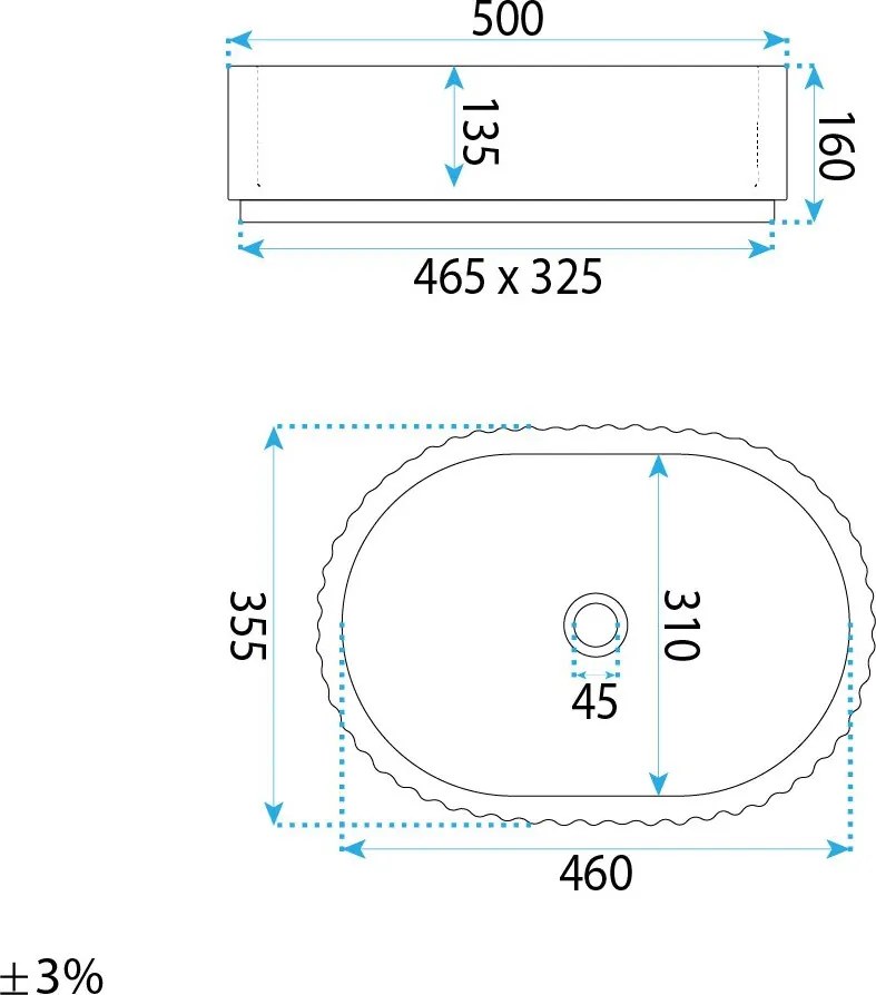 Умивалник за плот Margaret Black