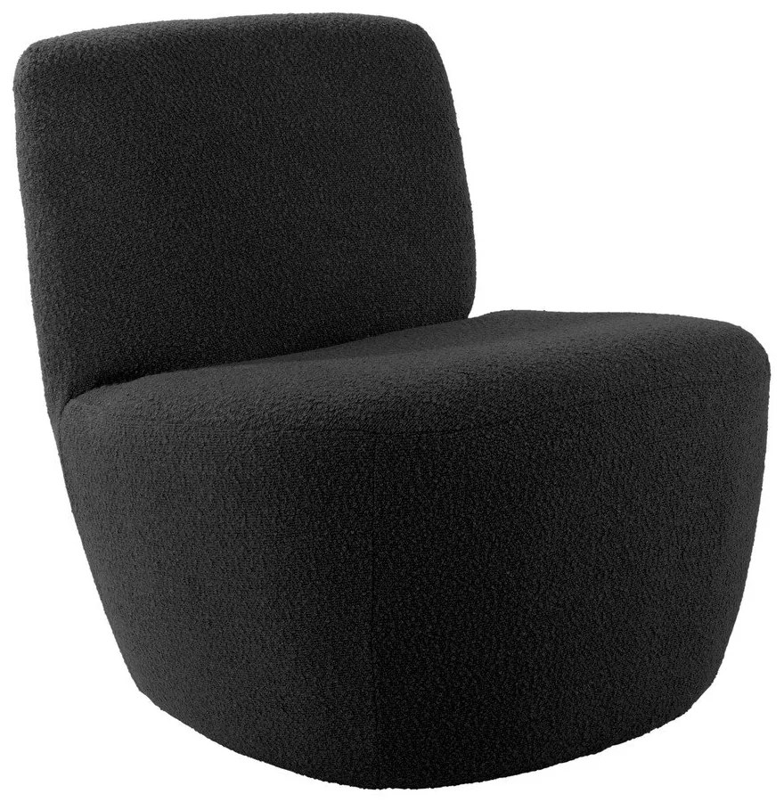 Черно кресло от плат букле Ada – Leitmotiv