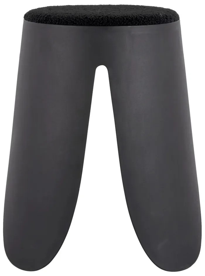 Черна пластмасова табуретка Savor - Leitmotiv