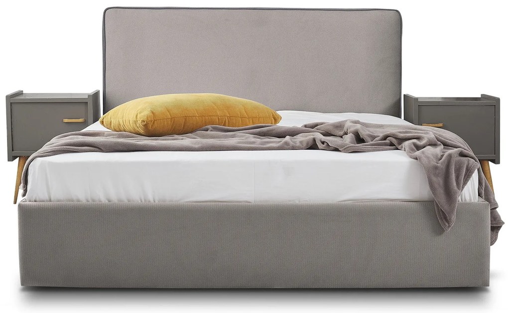 Тапицирано легло Ritz-Gkri Anoixto-150 x 200-Χωρίς μηχανισμό ανύψωσης
