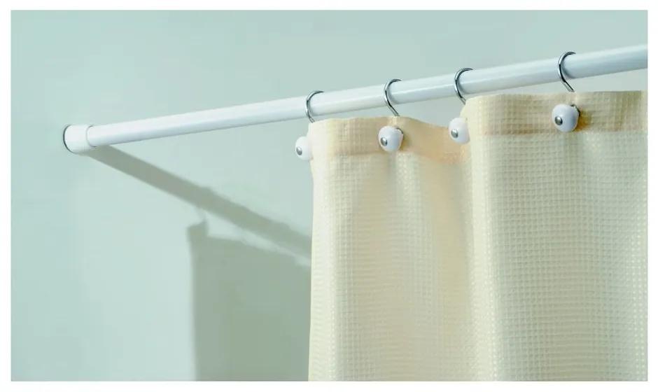 Бяла пръчка за душ завеса с регулируема дължина , дължина 198 - 275 см Cameo - iDesign