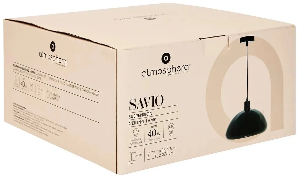Пендел atmosphera Savio, 27,5 cm - Черен