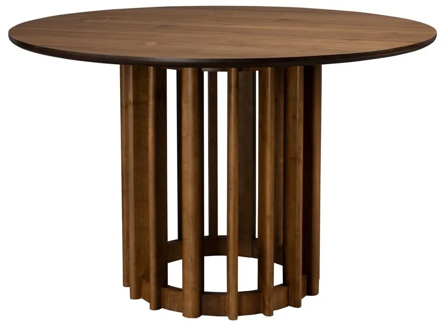 Кръгла трапезна маса с орехов плот ø 120 cm Barlet – Dutchbone
