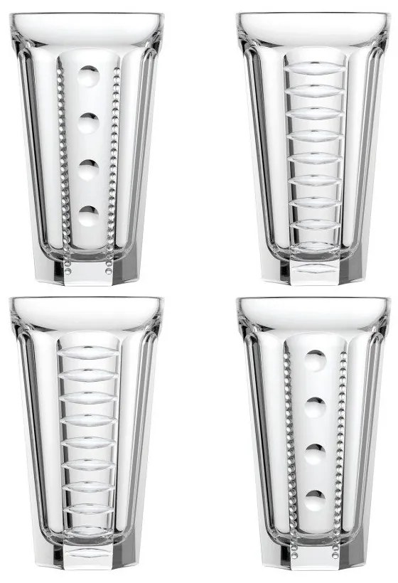 Комплект от 4 дълги чаши за напитки La Rochère , 340 ml Saga - La Rochére