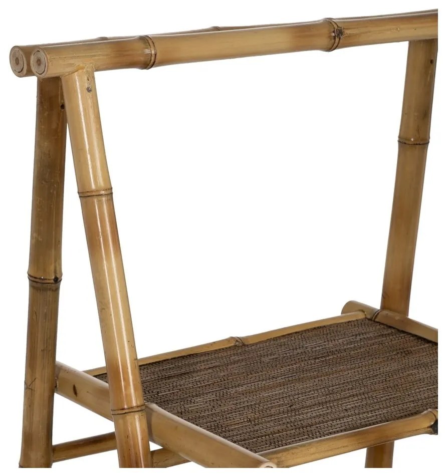 Бамбуков стелаж в естествен цвят 48x100x45 cm Manali – Ixia
