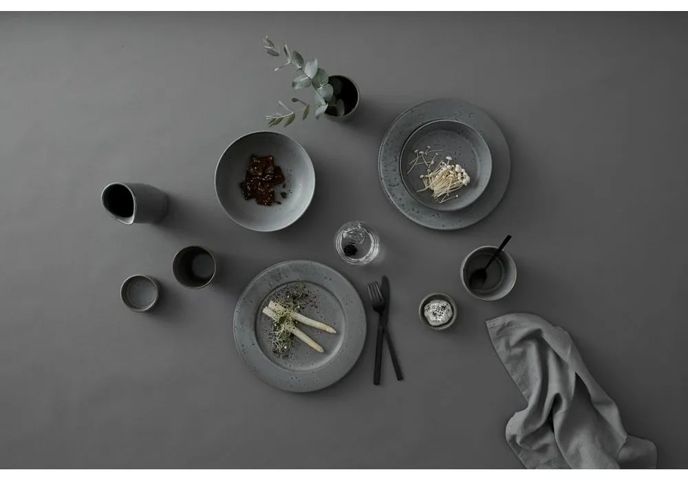 Сива керамична кана за мляко 500 ml Grey/Grey – Bitz