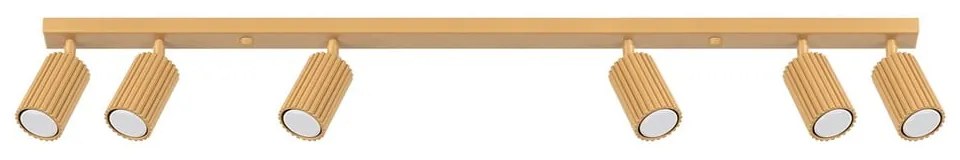 Прожектор в златист цвят 6,5x117 cm Gleam – Sollux