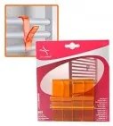 Primanova - Комплект пластмасови закачалки за хавлии 4бр. оранжеви PN-(M-B22-17)