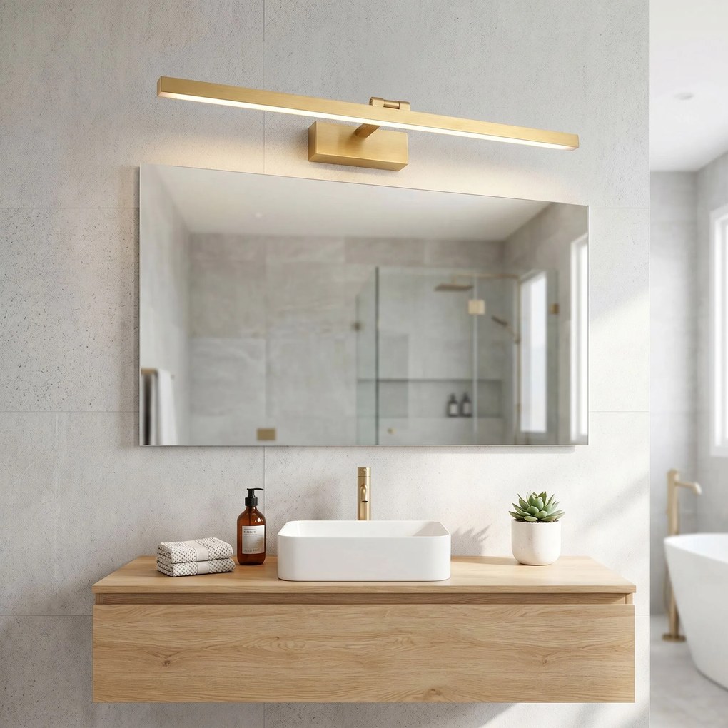 LED аплик за баня APP1865-1W 80 cm BRUSH GOLD