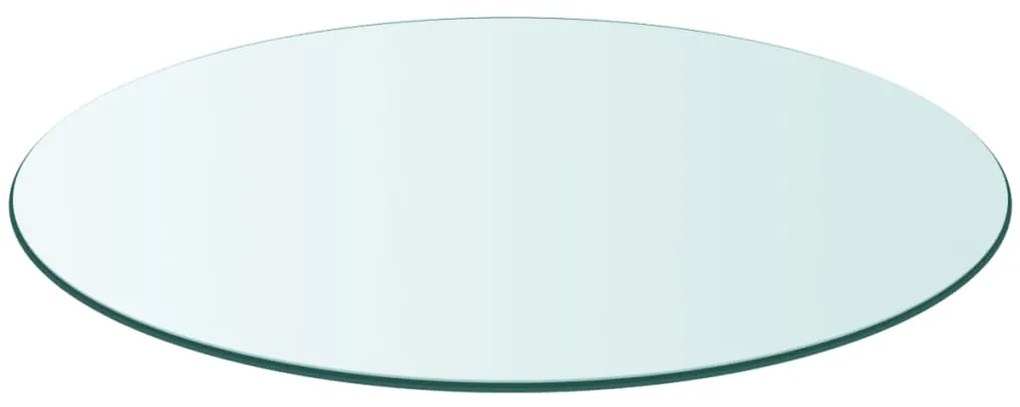 243629 vidaXL Темпериран стъклен плот за кръгла маса, 800 мм