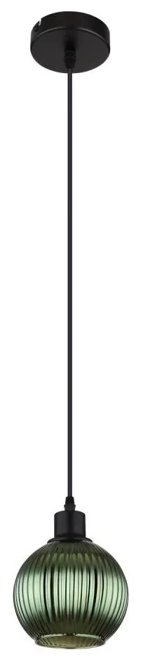 Globo 15638G - Пендел ZUMBA 1xE27/25W/230V Ø 15 см зелен