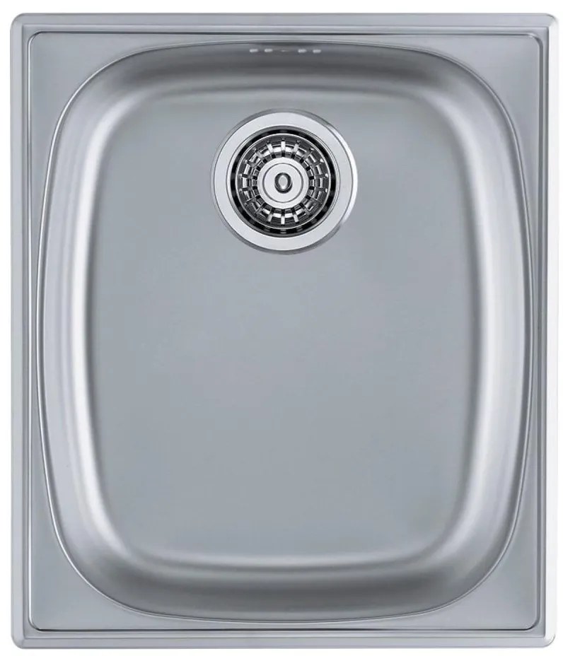 ALVEUS 1082195 - Кухненска мивка BASIC 44x38 см матов стомана/сатен, голям отвор