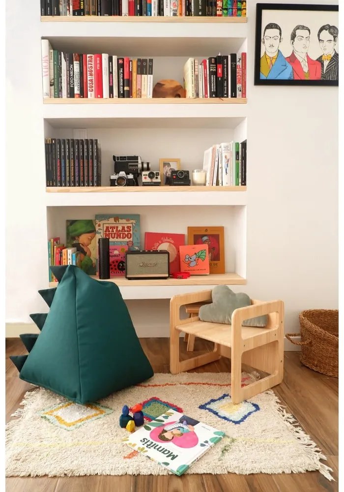 Зелена детска табуретка Dinosaur - Little Nice Things